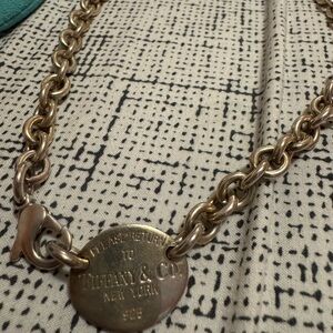 Tiffany & Co. Gold Link Necklace